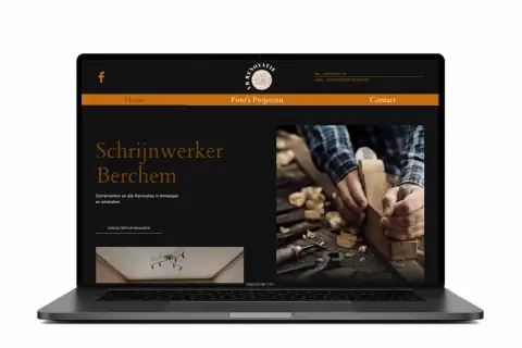 Professionele website voor VB Renovatie, ontworpen voor een Vlaamse onderneming