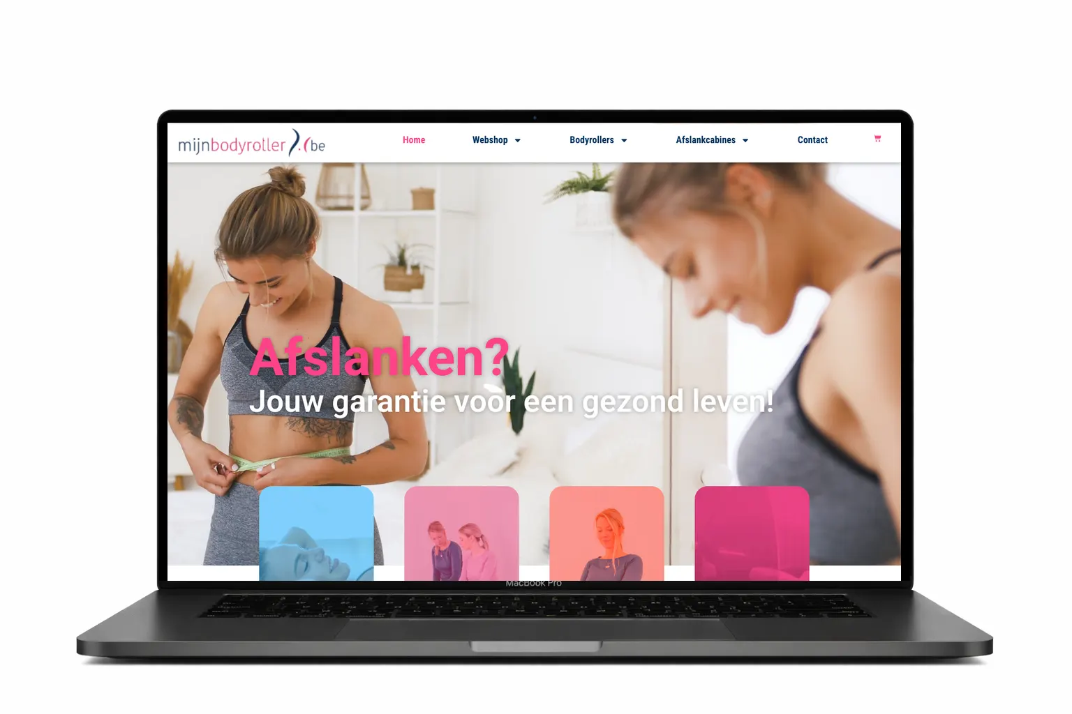 website van Mijn Afslankcabine