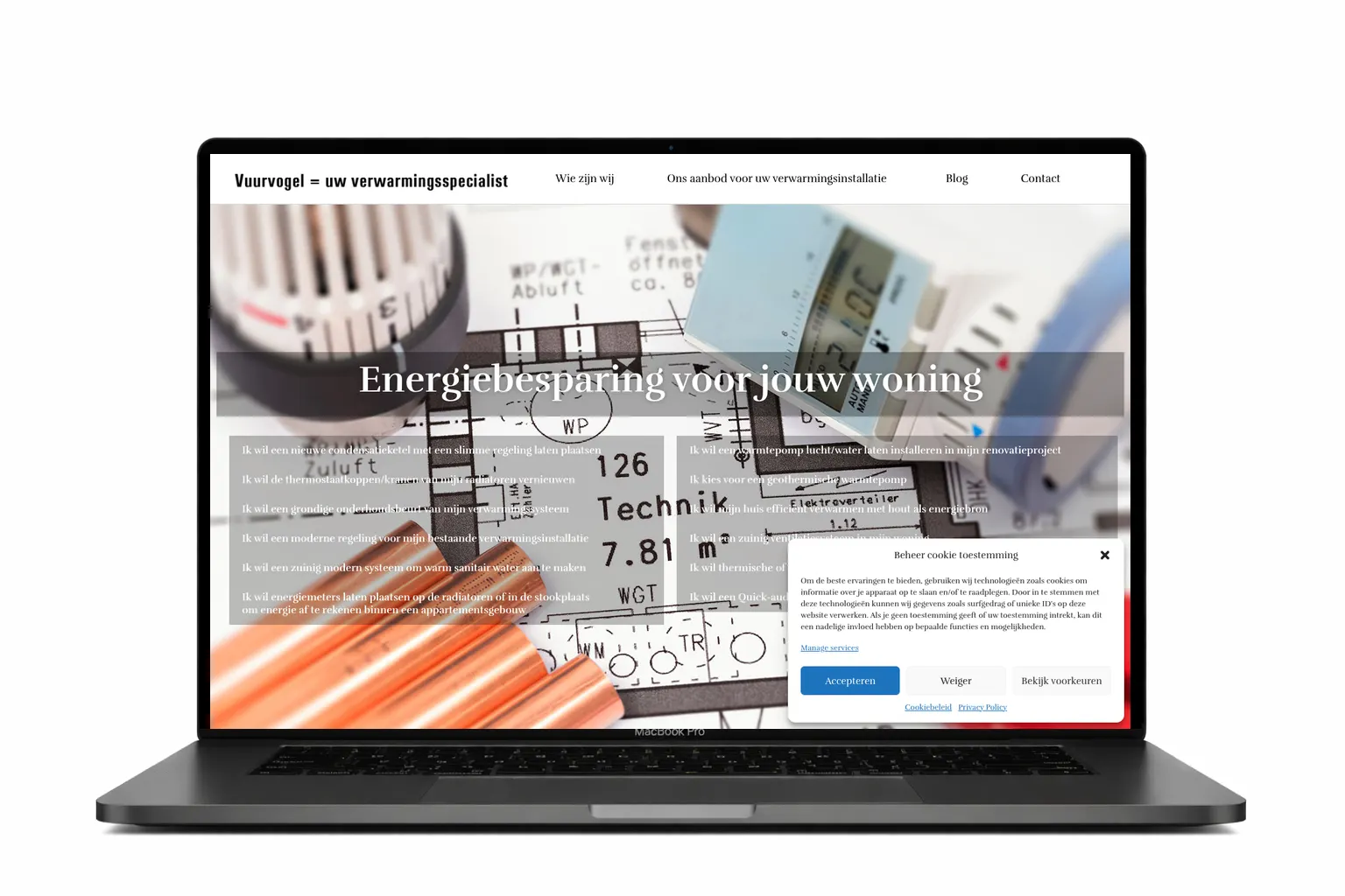 website laten maken bouwde de website van Warmtepomp Laten Plaatsen